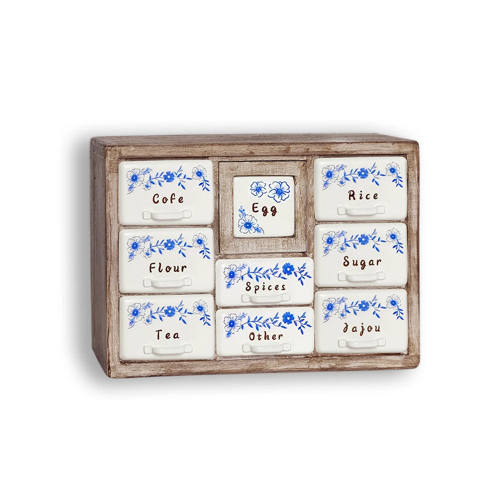 Aizulhomey Dollhouse Miniature Furniture Spice Cabinet for 1/6 Dollhouse Blythe BJD Dollhouse Accessories Dollhouse Storage