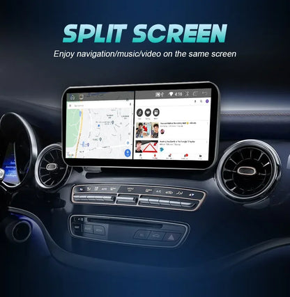 Android 14 CarPlay For Mercedes Benz C Class W205 GLC X253 2014-2018 Car Multimedia Navigation GPS SWC DSP 4G WiFi