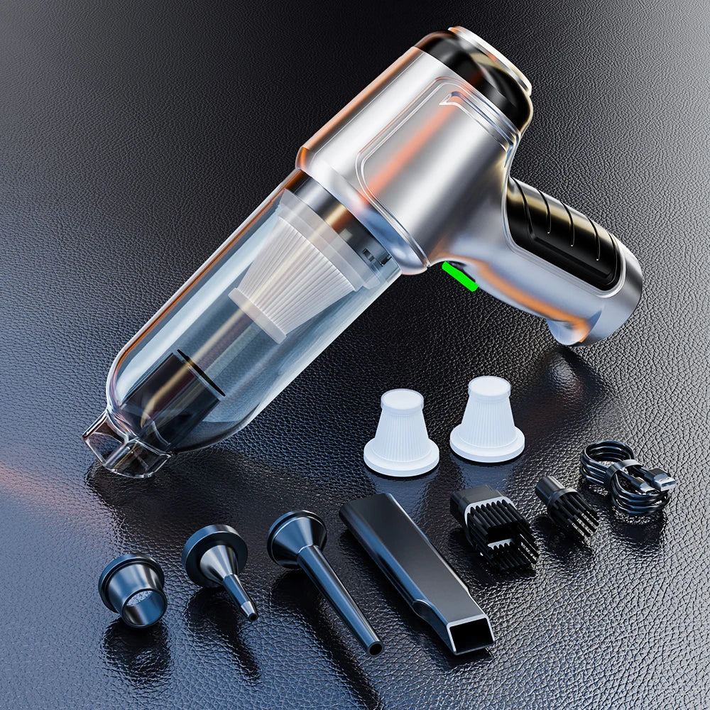 SZUK 638000Pa New Powerful Mini Vacuum Cleaner Handheld Wireless Car Vacuum Cleaner Home Appliance Portable Car Vacuum Cleaner
