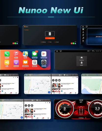 New Android 14 Wireless CarPlay Screen For BMW E60 E61 E62 E63 E90 E91 E92 2005-2012 Car Multimedia Player GPS Radio Navigation