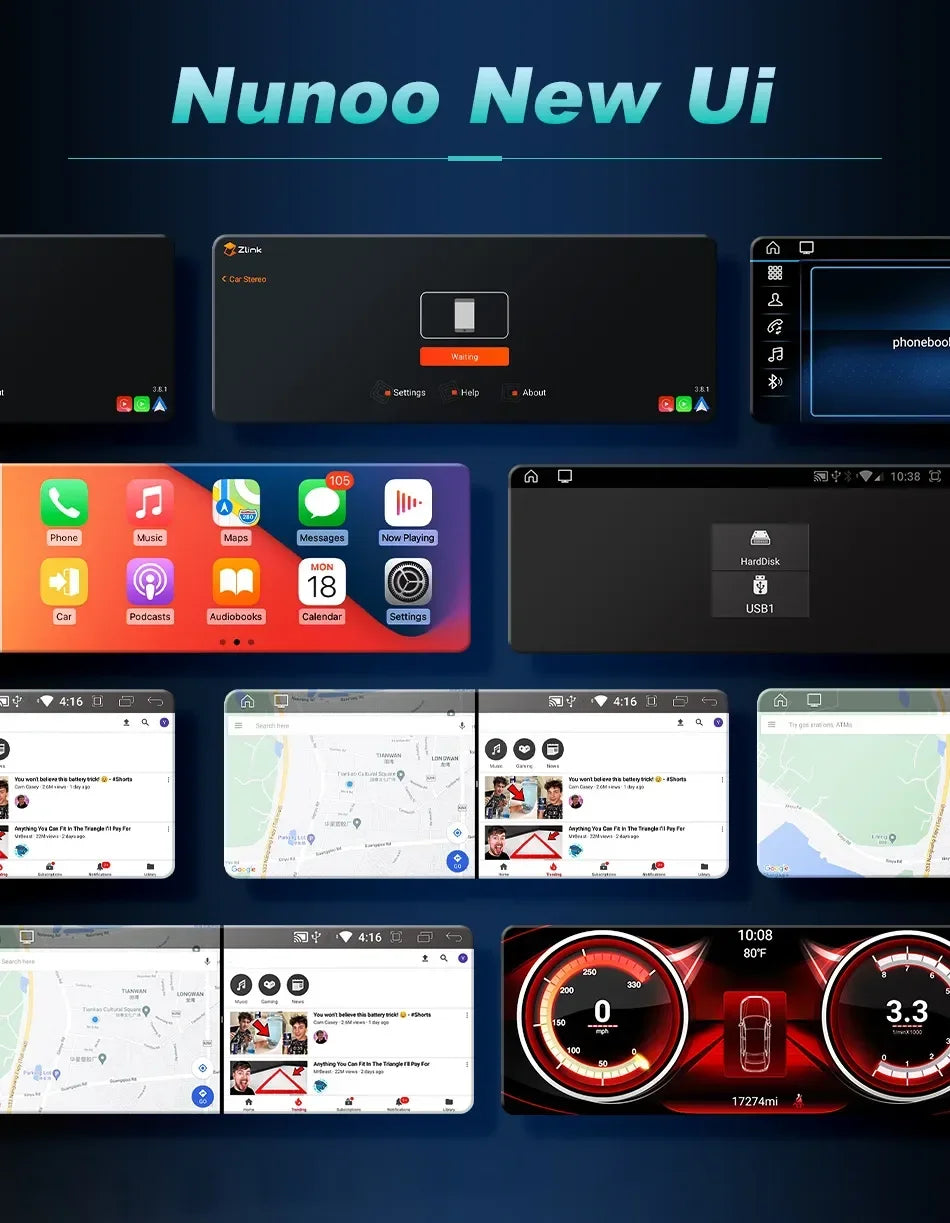 Android 14 8+128GB CarPlay For Audi Q7 4L 2005-2015 MMI 2G 3G GPS Car Multimedia Player Navigation Auto Radio Stereo DSP WIFI