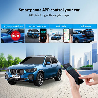 EASYGUARD Smartphone APP control 4G LTE Module And GPS tracking For EASYGUARD Product Usage with 3 years free subscription