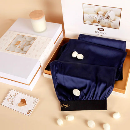 52025 Men’s 100% Mulberry Silk Pajama Set – Relaxed Fit, Natural Luxury and Exceptional Comfort. Pure Silk Loungewear