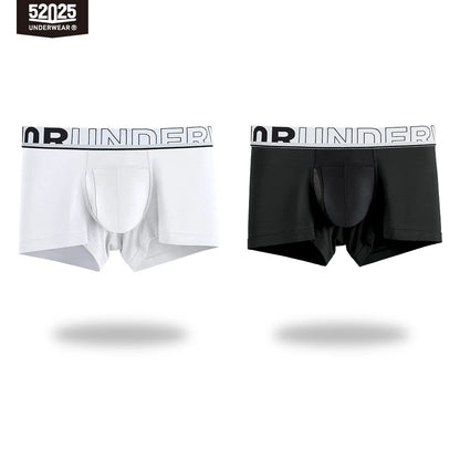 52025 Men's Dual Pouch Boxers – Ultra-Soft Modal, Patented Separation Pouch with Silk Mesh Support and Breathable Comfort