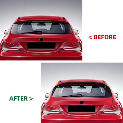Fit For Mercedes-Benz Accessories CLA Shooting Brake C117 X117 2013+ Car Rear Roof Trunk Spoiler Wing Boot Lip Glossy Black Rubb