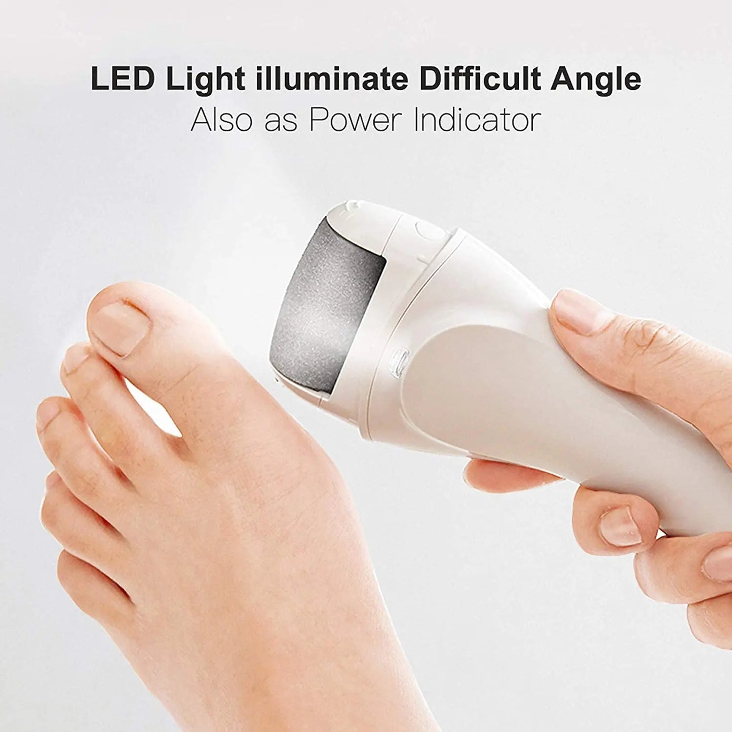 Pritech Charged Electric Callus Remover for Heels Grinding Pedicure Tools Professional Pedi Foot File Care for Dead Hard Skin