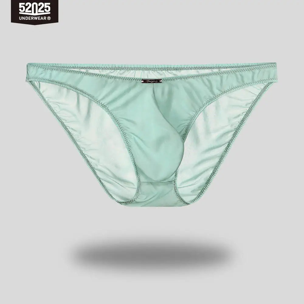 52025 Men's Ultra-Light Mini Briefs – Semi-Transparent, Silky-Soft Nylon, 3D Anatomical Pouch and Barely-There Comfort