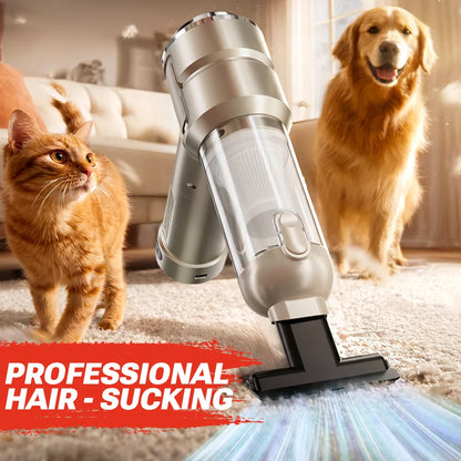 SZUK 2026 Mini Portable Vacuum Cleaner Handheld Powerful Wireless Car Vacuum Cleaner with LED Light