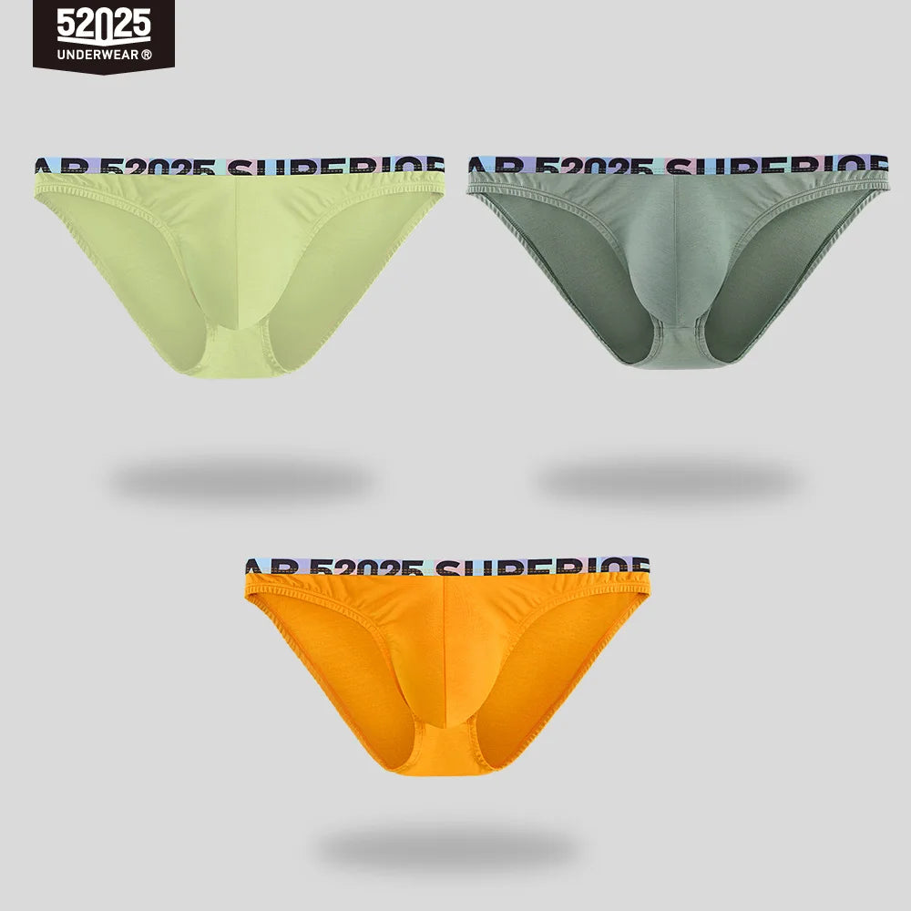 52025 Luxurious Modal High-Cut Briefs – Soft, Smooth Men’s Mini-Briefs, Sexy Contoured Pouch, Stylish Men’s Underwear