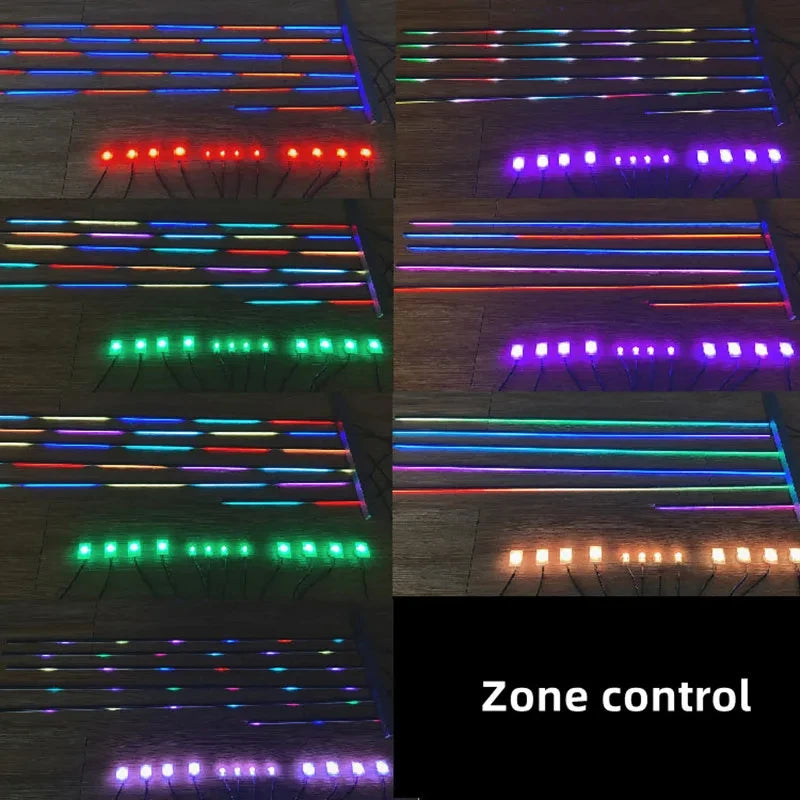22 In 1 Car Ambient Lights RGB 64 Colors LED Interior For BMW F10 F11 F20 F30 G01 G02 G05 E36 E39 E60 E87 E90 E91 E92 X3 X4 X5