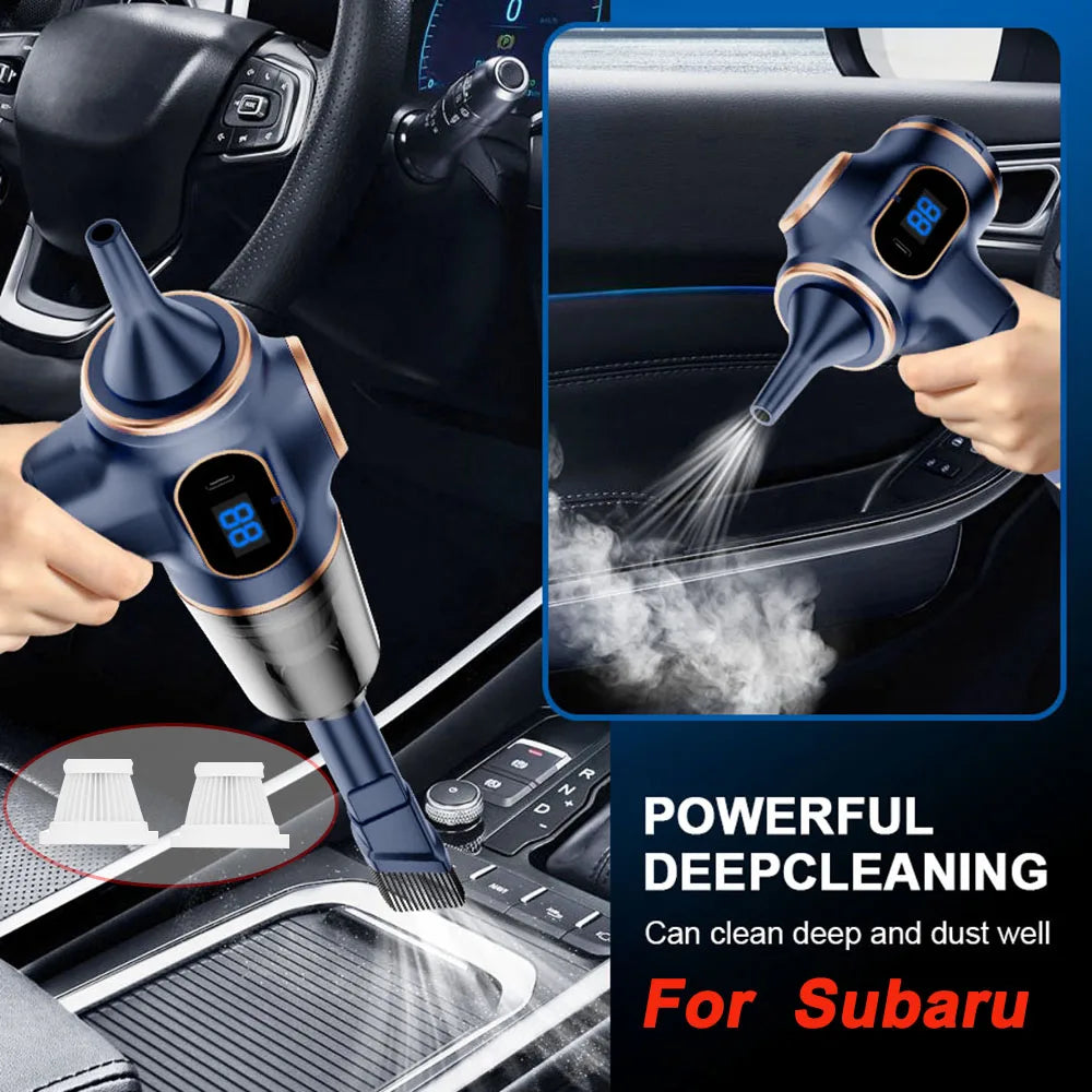 Car Vacuum Cleaner 980000PA Wireless Portable Cleaning Machine 120W Powerful Mini Handheld Cleaner For Subaru All Models