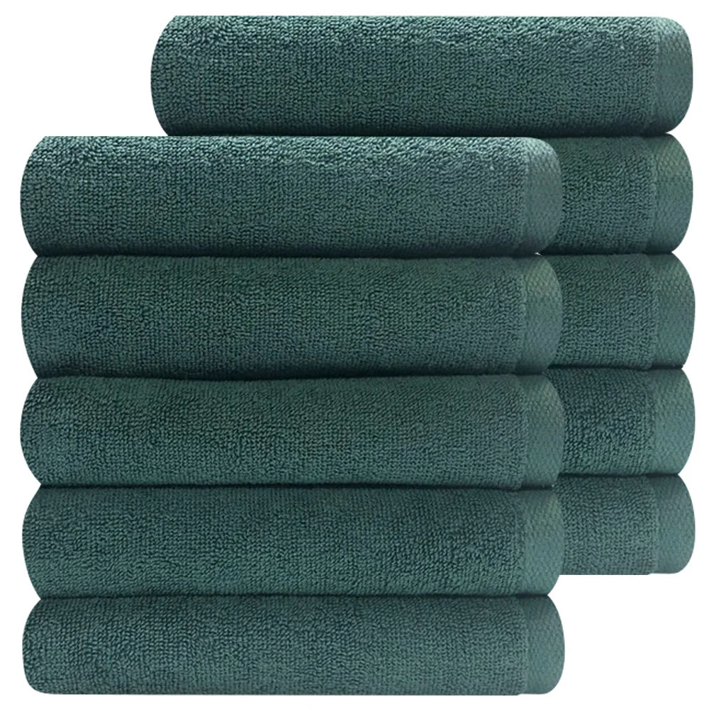 [Daju Towel] 5pcs/10pcs Hotel towel 150g 40cm x 80cm Charcoal Gray deep color easy-to-use usually thick Pure Cotton Absorption Good Dailly towel