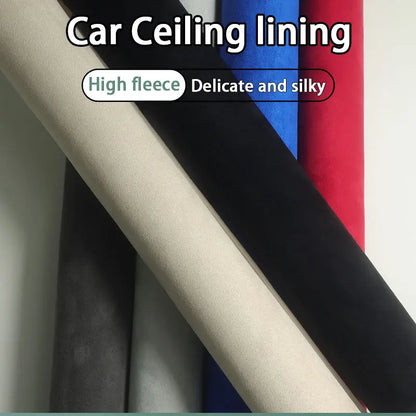 Suede Auto Headliner Material for Car Ceiling Lining Repair Car Roof Fabric Car Lining Interior 100/200/300x140cm Foam Backed