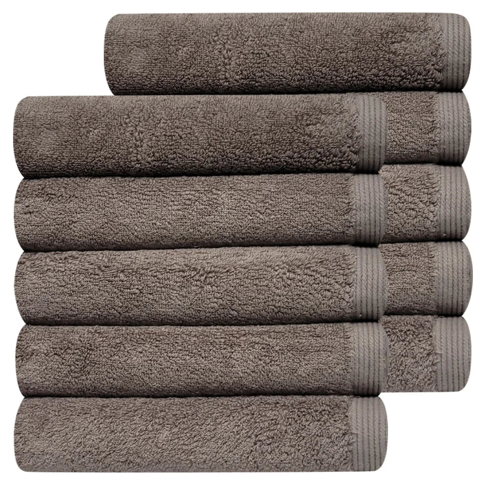 [Daju Towel] 5pcs/10pcs Hotel towel 150g 40cm x 80cm Charcoal Gray deep color easy-to-use usually thick Pure Cotton Absorption Good Dailly towel