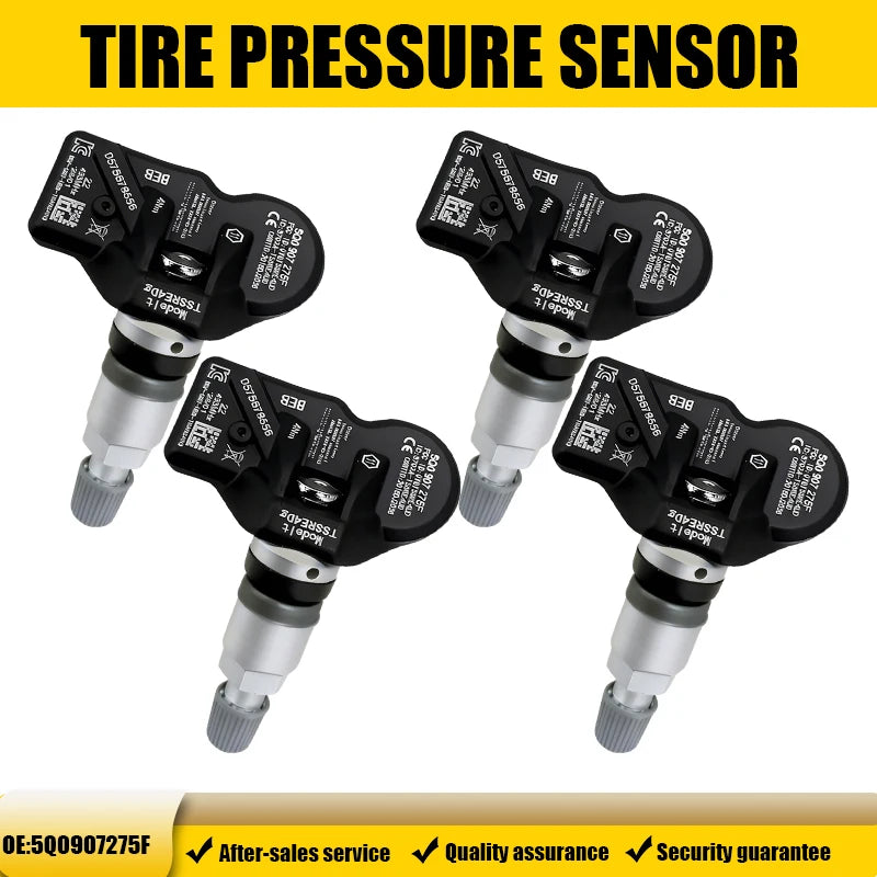 1/4PCS Tire Pressure Monitor System Fit for Audi A3 A6 A7 A8 RS5 6 Skoda Volkswagen Porsche Replacement For 5Q0907275 5Q0907275B