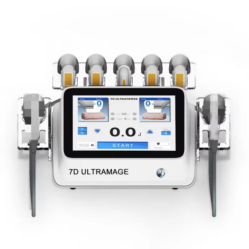 Hot Sale 7D HI FU SMAS Lifting Machine High Intensity Focused Ultrasound Facial Body Skin Tightening Salon Equipmen