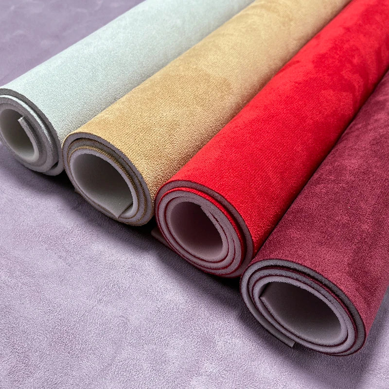 Suede Auto Headliner Material for Car Ceiling Lining Repair Car Roof Fabric Car Lining Interior 100/200/300x140cm Foam Backed