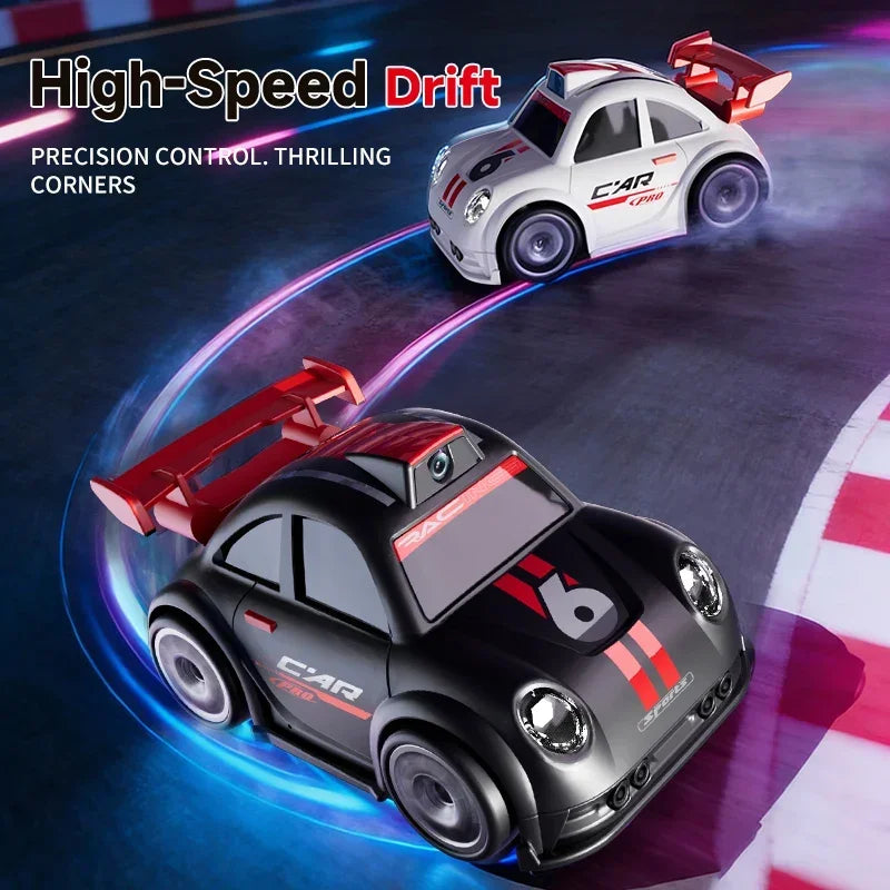 RC Car Model C6 2.4GHz HD Camera Remote Control Drift Sensing High Speed Racing Toy with Demo Follow Escape Mode for Children