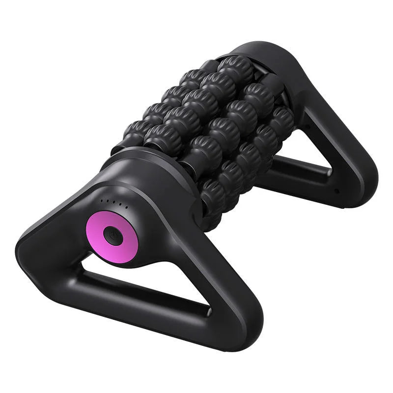 Muscle Massager Roller Electric Deep Tissue Impactor Rechargeable Pain Relief Tool for Shoulder Back Muscle Relax Recovery