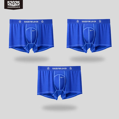 52025 Men's Viscose Boxers – 3D Capsule Support Pouch with Breathable Comfort, Adaptive Fit, Sculpted Lift and All-Day Comfort