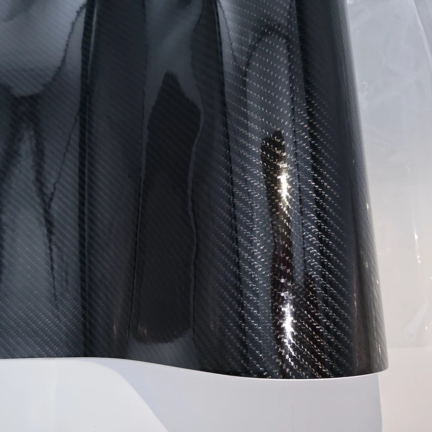 6D Carbon Fiber Vinyl Foil Film Ultra Gloss Waterproof Decoration Film Auto Wrap Sticker for Laptop Phone Case Motorcycle