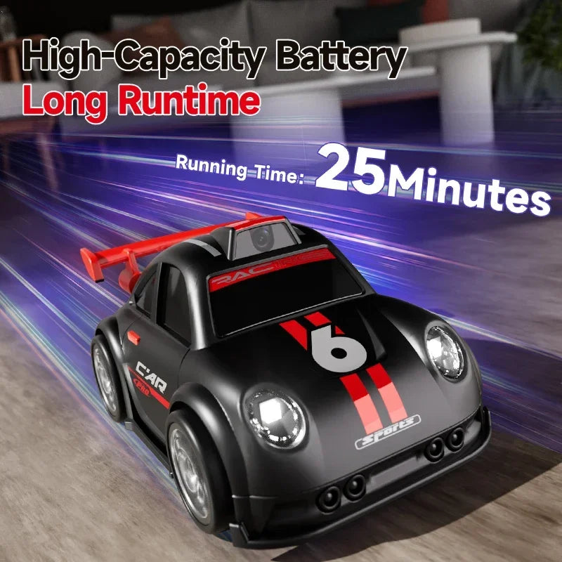 RC Car Model C6 2.4GHz HD Camera Remote Control Drift Sensing High Speed Racing Toy with Demo Follow Escape Mode for Children