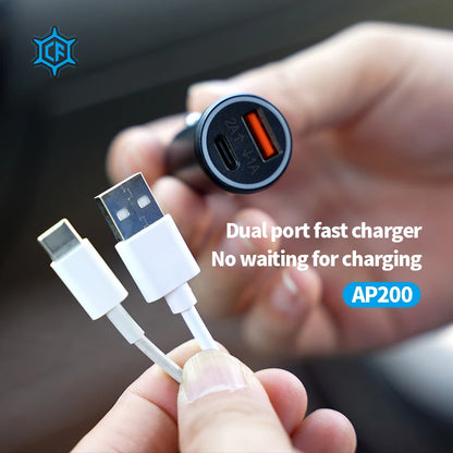 Find My for iPhone, compatible with all car cigarette lighters, fast charging, locator, tracker, vehicle anti-lost free app