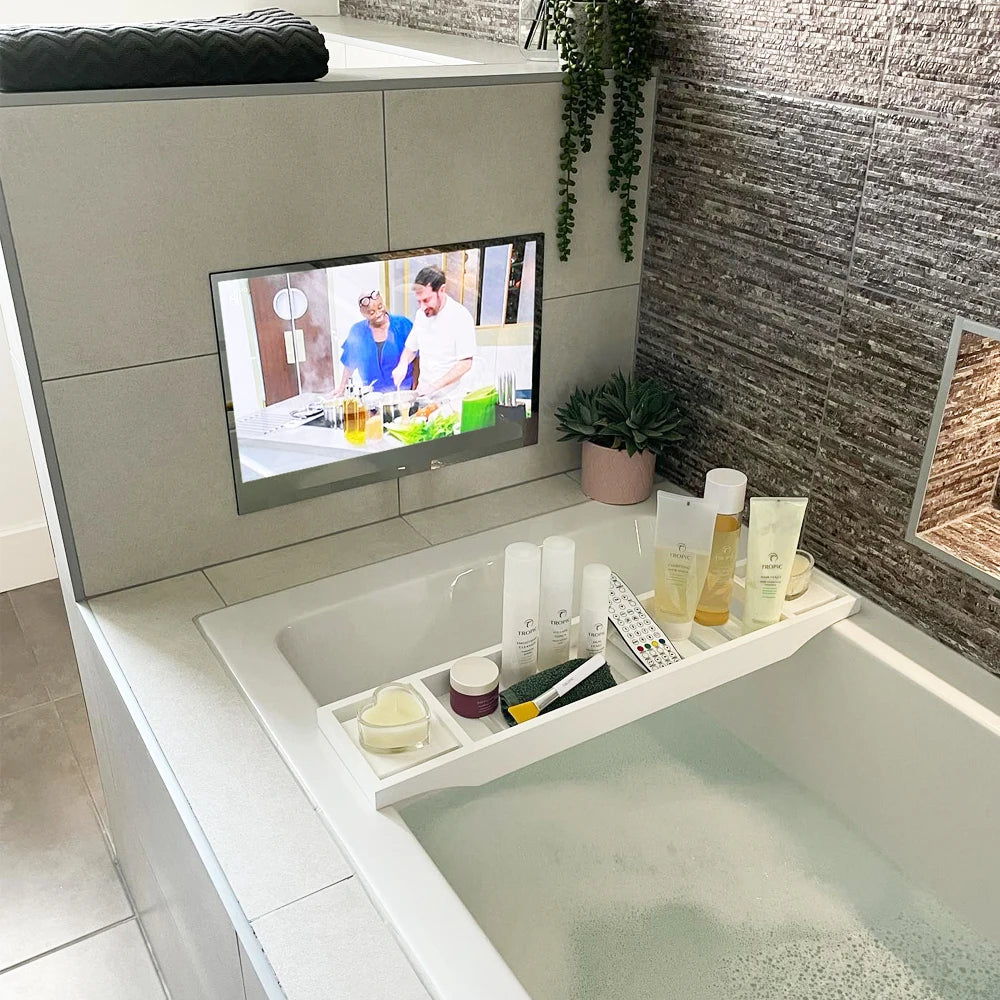 Souria 22 inches Touchscreen Android Smart Mirror LED Television for Bathroom SPA FHD DTV Tuner DVB ATSC Kitchen