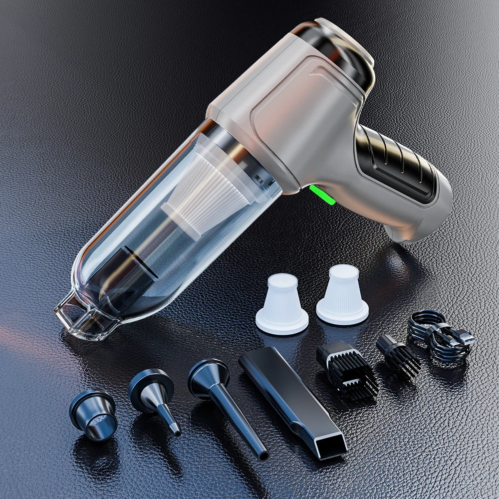 SZUK 638000Pa New Powerful Mini Vacuum Cleaner Handheld Wireless Car Vacuum Cleaner Home Appliance Portable Car Vacuum Cleaner