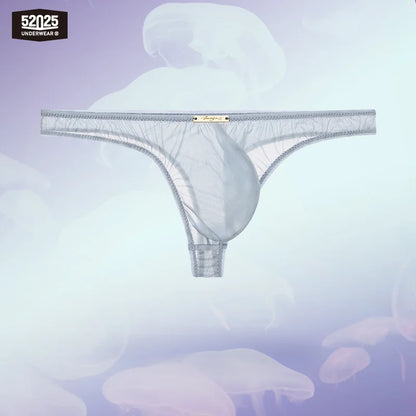 52025 Men's Ultra-Thin Transparent Briefs – Barely-There Feel, 3D Contoured Pouch and Weightless Comfort with Second-Skin Fit