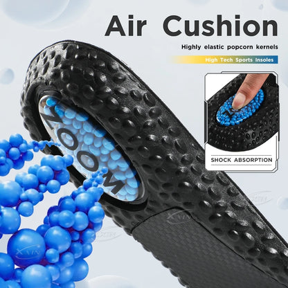 【Xxin】Air Cushion Sport Insoles PORON Shock Absorption Running Shoes Pad Size 36-46