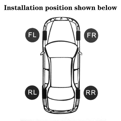 USB Solar Powered Intelligent Temperature Warning LCD Display + 4 External Sensors Car TPMS Wireless Tire Pressure System
