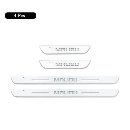 Customized Upgraded USB Power Moving LED Welcome Pedal Car Scuff Plate Pedal Door Sill Pathway Light For Chevrolet Malibu