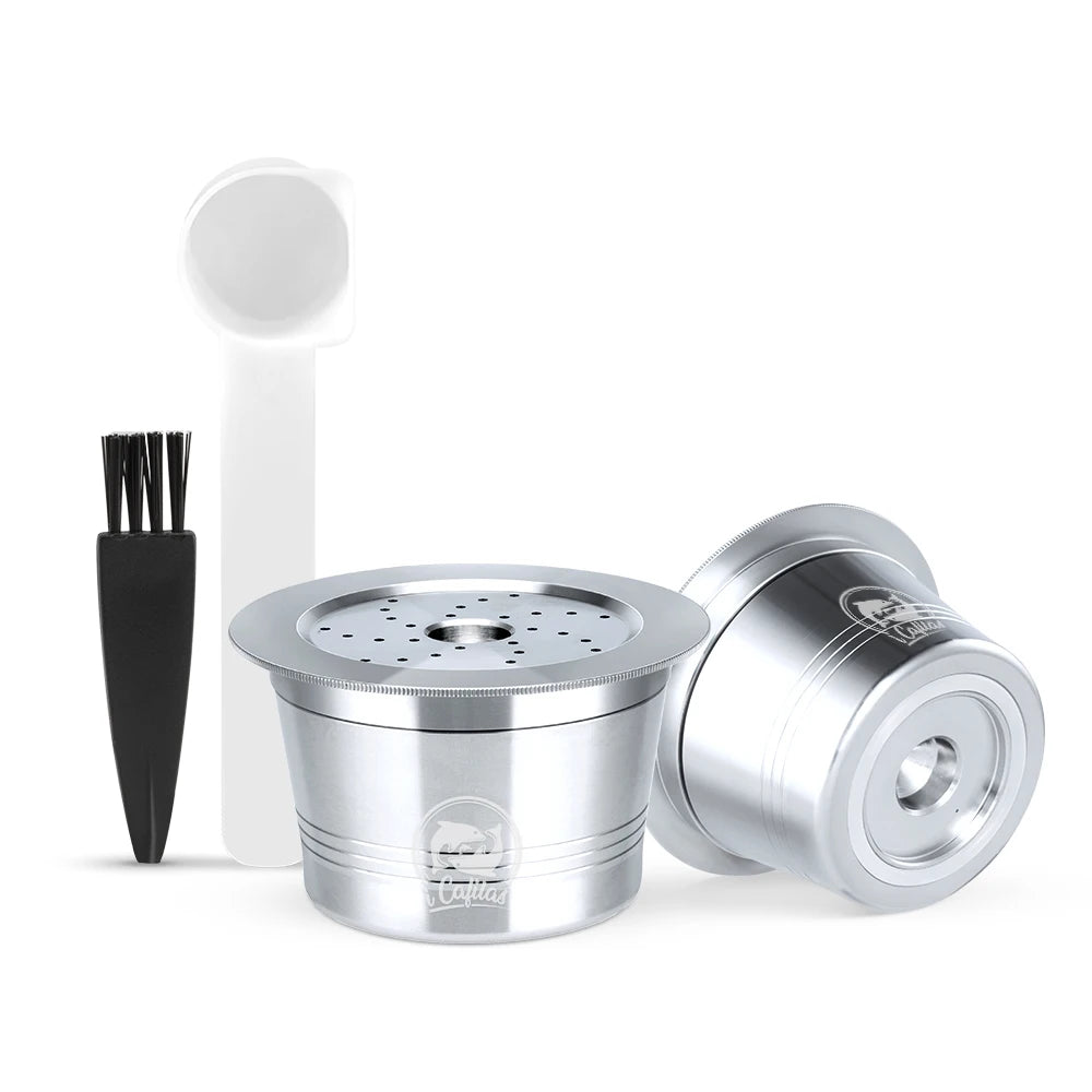 Reusable Coffee Capsule for Caffitaly Stainless Steel Refillable Crema Coffee Filter For TCHIBO Cafissimo K-Fee Coffee Machine