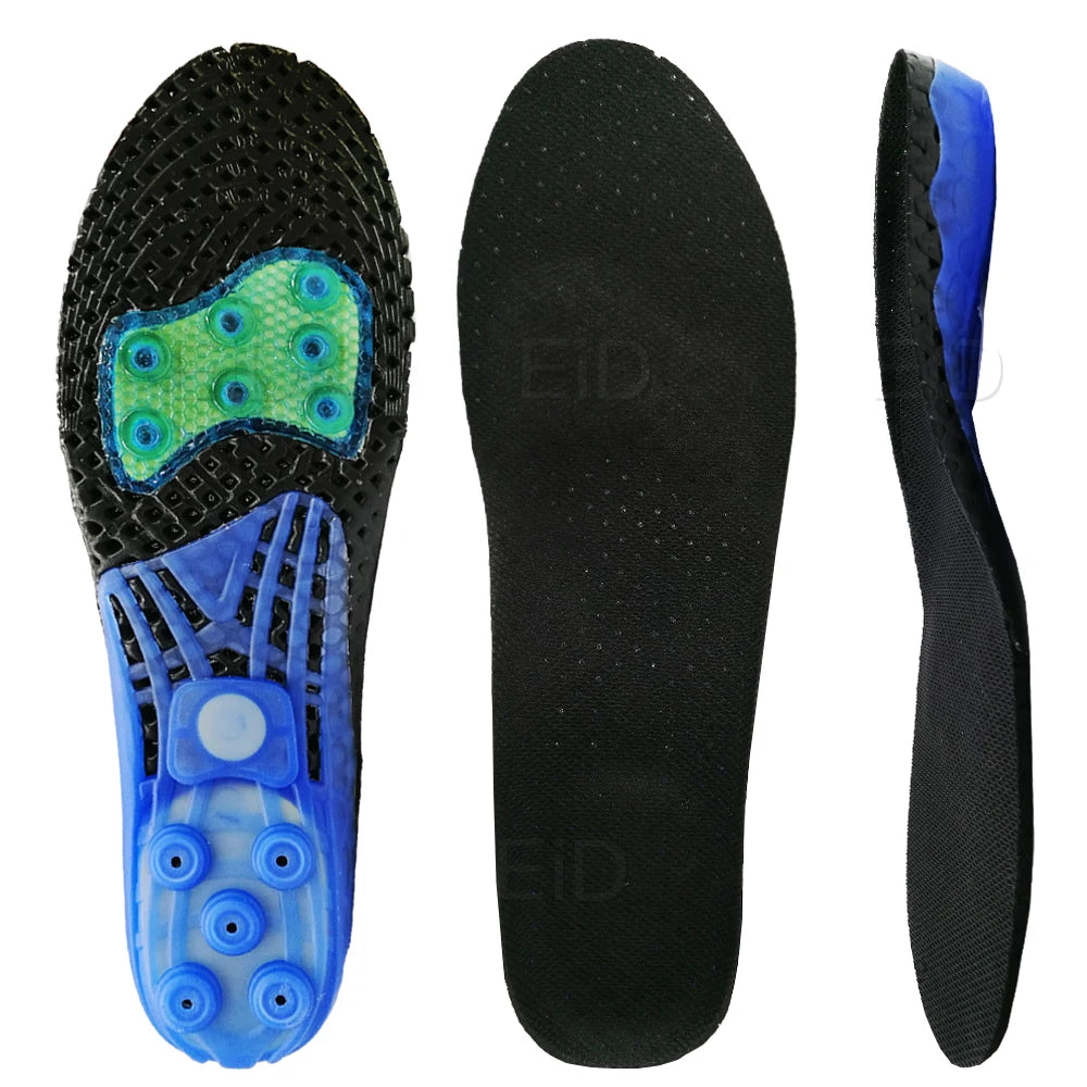 Spring Silicone gel insoles Orthopedic shoes sole insoles for feet Sports insoles Shock Absorption Arch Support Running Shoe Pad