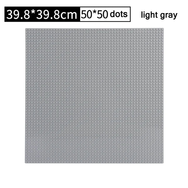 32*32 50*50 Dots Classic Base Plates Blocks DIY Small Size City Road Bricks Baseplates Construction Building Toys For Kids Gifts