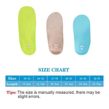Orthopedic Insoles Children Orthotics FlatFoot Health Sole For Shoes Boy Girl Valgus Supinator Pronator Insert Arch Support Pads