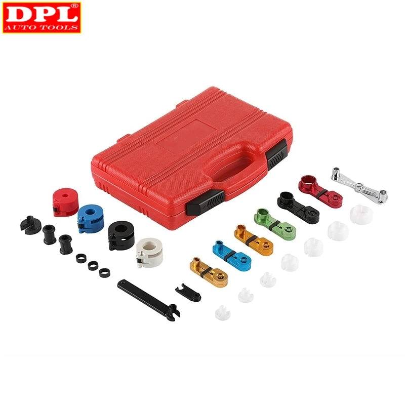 22pcs Fuel & Air Conditioning Disconnection Tool Set Automotive AC Hose Fuel Lines