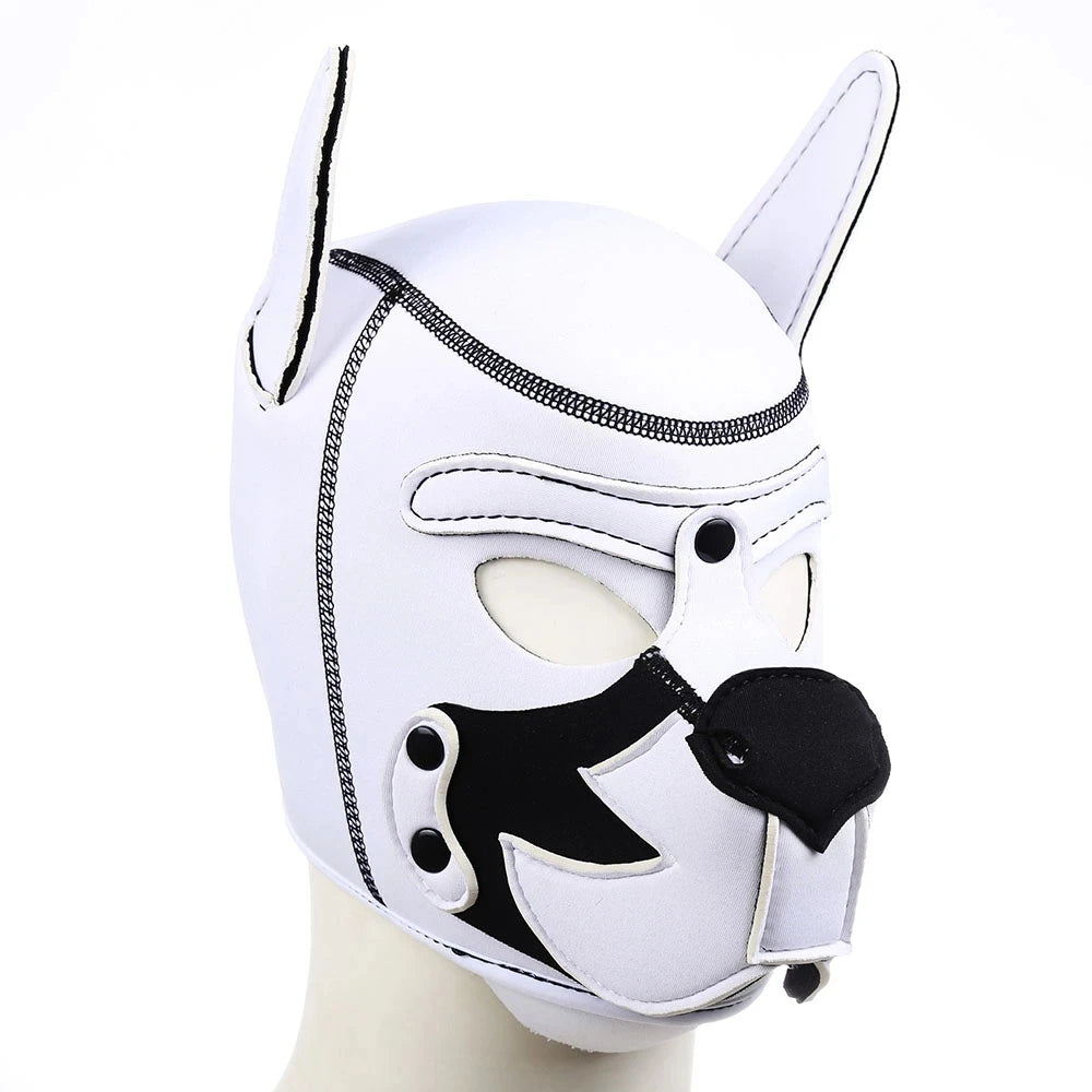 20 Styles Neoprene Puppy Play Dog Hood Mask,Bdsm Bondage Slave Pet Roleplay Party Pup Mask,Removable Muzzle,Couple Flirt Sex Toy