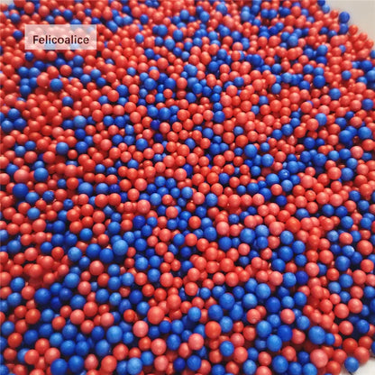 12L DIY Snow Mud Particles Accessories Slime Balls Small Tiny Foam Beads For Floam Filler For DIY Supplies 2-4mm
