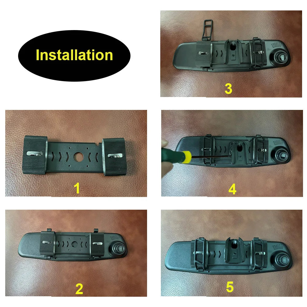 HGDO B24-B29 Rear View In door Interior Mirror Mounting Bracket Car Dvr Holder Mirror Dash Cam Support For Toyota Tesla BENZ BWM