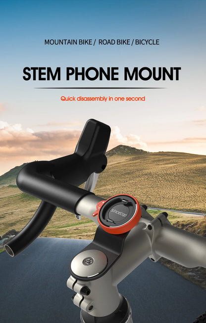 Mountain Bike Stem Phone Holder Bicycle MTB Stem Mount Stand Moto Navigator Outdoor Cycling  Smartphone for Xiaomi iPhone