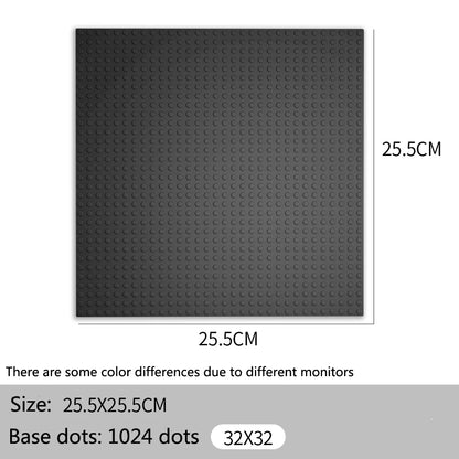 32*32 50*50 Dots Classic Base Plates Blocks DIY Small Size City Road Bricks Baseplates Construction Building Toys For Kids Gifts