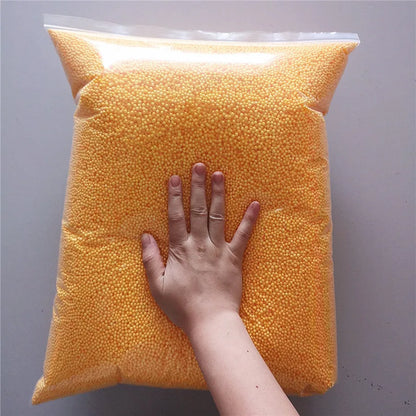 12L DIY Snow Mud Particles Accessories Slime Balls Small Tiny Foam Beads For Floam Filler For DIY Supplies 2-4mm