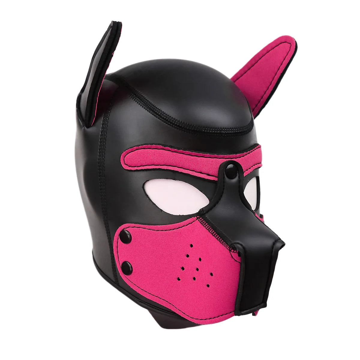 20 Styles Neoprene Puppy Play Dog Hood Mask,Bdsm Bondage Slave Pet Roleplay Party Pup Mask,Removable Muzzle,Couple Flirt Sex Toy