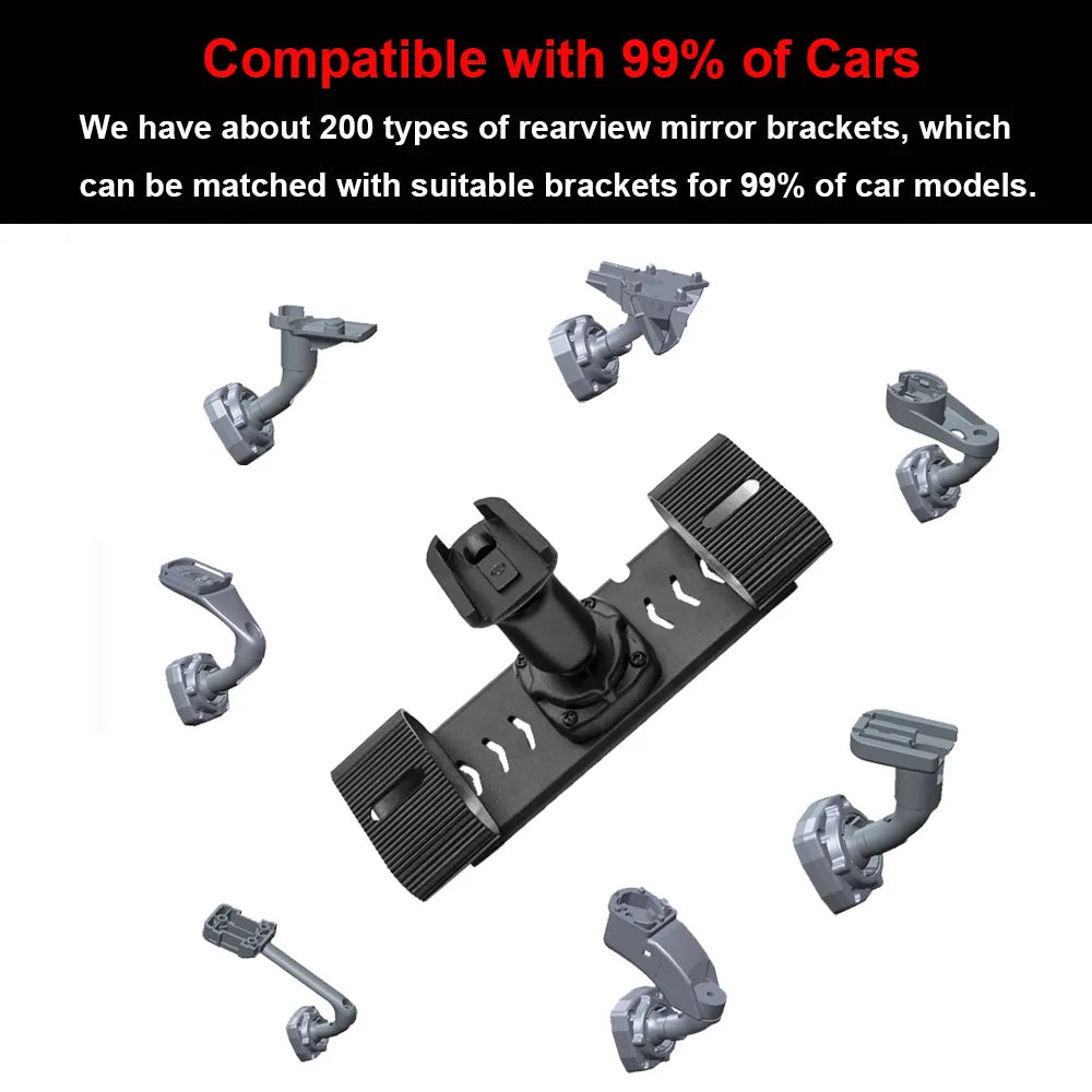 HGDO B24-B29 Rear View In door Interior Mirror Mounting Bracket Car Dvr Holder Mirror Dash Cam Support For Toyota Tesla BENZ BWM