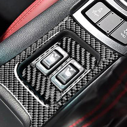 For Subaru BRZ Toyota 86 GT86 2017 2018 2019 Carbon Fiber Car Accessories Gear Shift Cup Holder Air Conditioning Trim Sticker