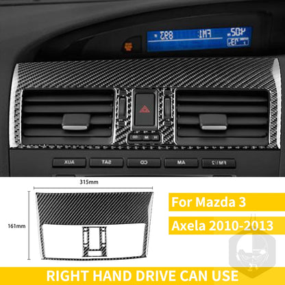 Whole Interior Stickers For Mazda 3 Axela 2010-2013 Carbon Fiber Car Accessories Dash Trim Gear Shift Console Cover Molding