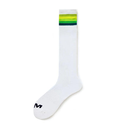 Socks Men Calcetines Striped High Tube Football Socks Skarpetki Men's Socks Sport Sweat Meias Calcetines Hombre Trend Stocking