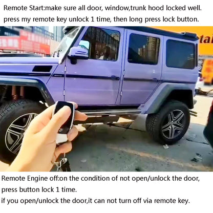 Remote Starter System For Mercedes Benz G W463 Class 2019-2023 Auto Unlock Lock  Keyless GO New Smart Key Car Accessories